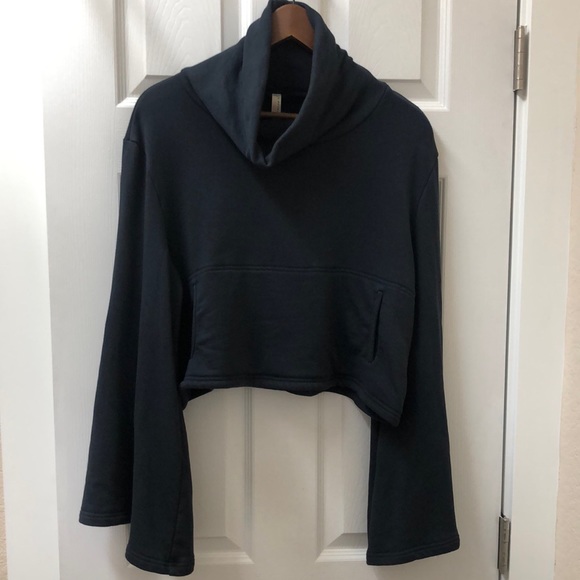 Free People Movement Salvation  Split Bell Sleeve Sweatshirt - Picture 6 of 15